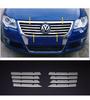 Для VOLKSWAGEN Vw Passat 3c B6 хромированная передняя решетка 8 шт.. 2005–2012 гг. Нержавеющая сталь