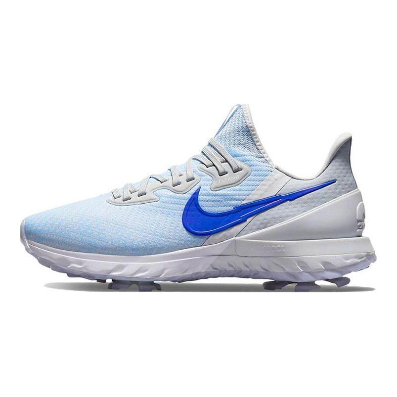 Nike Air Zoom Infinity Tour Golf Широкие Белые Голубой Рейсер Унисекс Кроссовки Чистый Платиновый Вольт CT0541-125