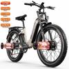 Electric Bicycle Shengmilo S700 1000Wx2 Motor 26" Fat Tire Adult Electric Bike 48V 17.5AH Shimano 7 Speed Max Load 150Kg