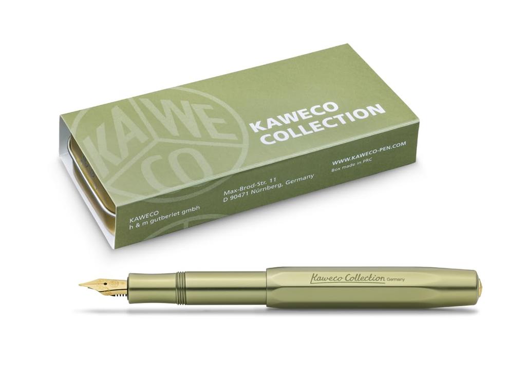Kaweco Fountain Pen M Medium Collection Sport Olive 11000365 Officially Imported
