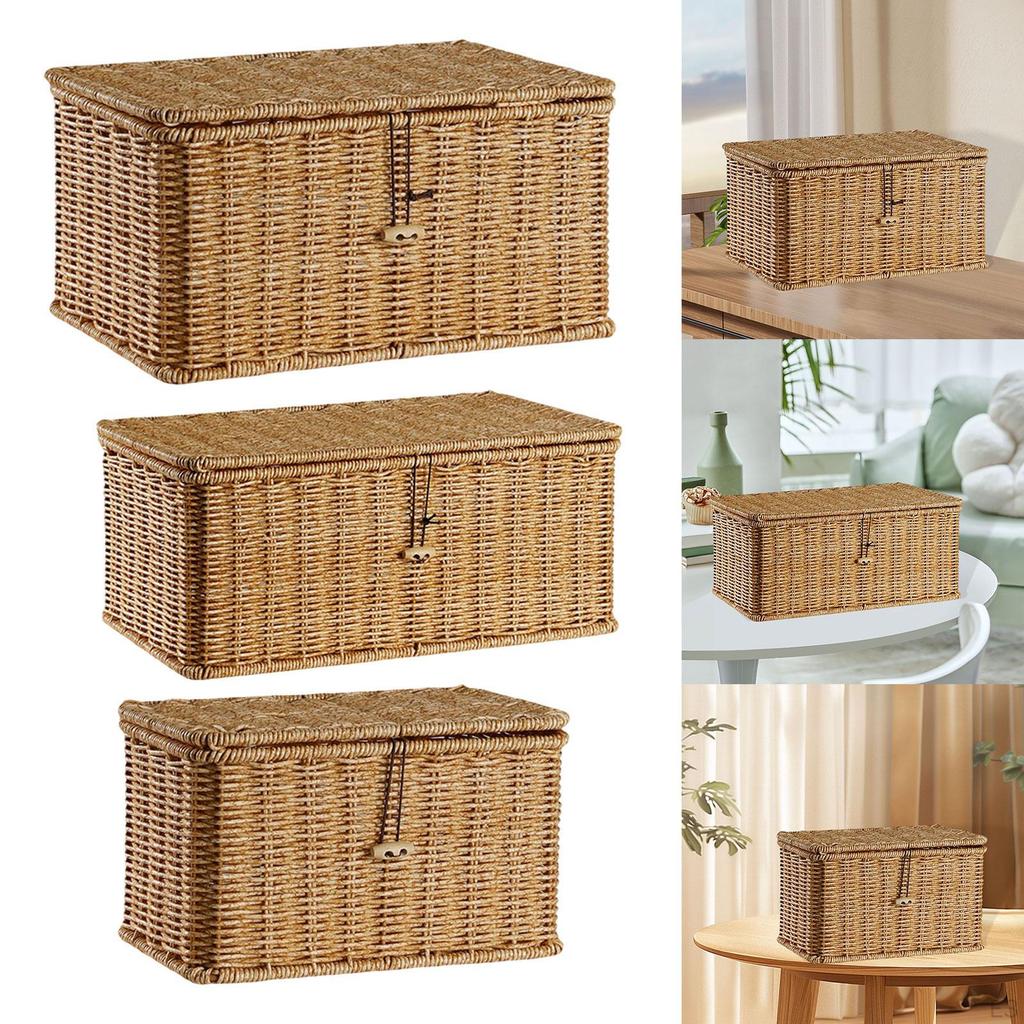 Прямоугольный контейнер с крышкой для организации дома на пеленальном столике и кухонной поверхности