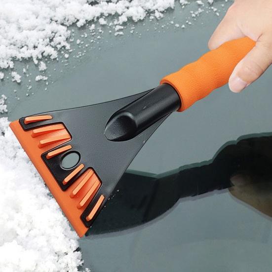 1/2 шт. Лопата для чистки снега и льда, с нескользящей ручкой, прочная конструкция, устойчивая к низким температурам, универсальный инструмент для чистки снега