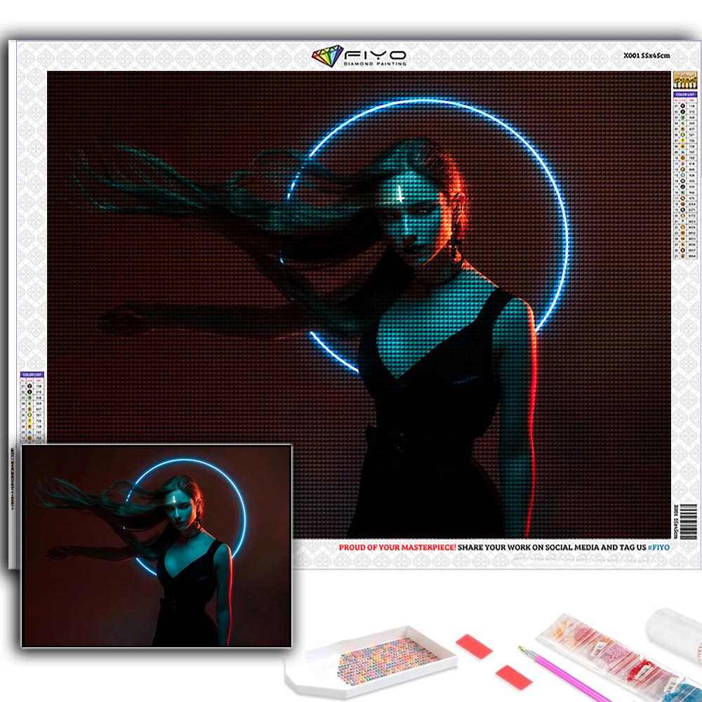 DIY 5D алмазная живопись Киберпанк сексуальное искусство вышивка крестом комплект полная дрель вышивка мозаика художественная картина стразы подарок
