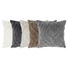 Stripe Solid Color Plush Pillowcase Cushion Cover Bedroon Fashion Decorations