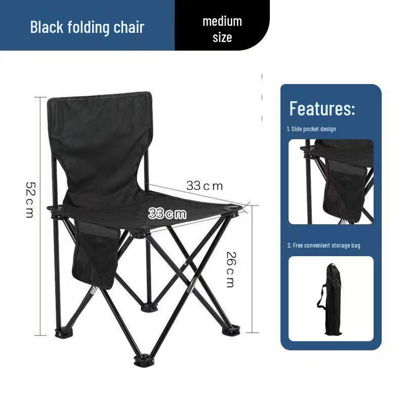 Cross-border Portable Camping & Picnic Chair for Art Students