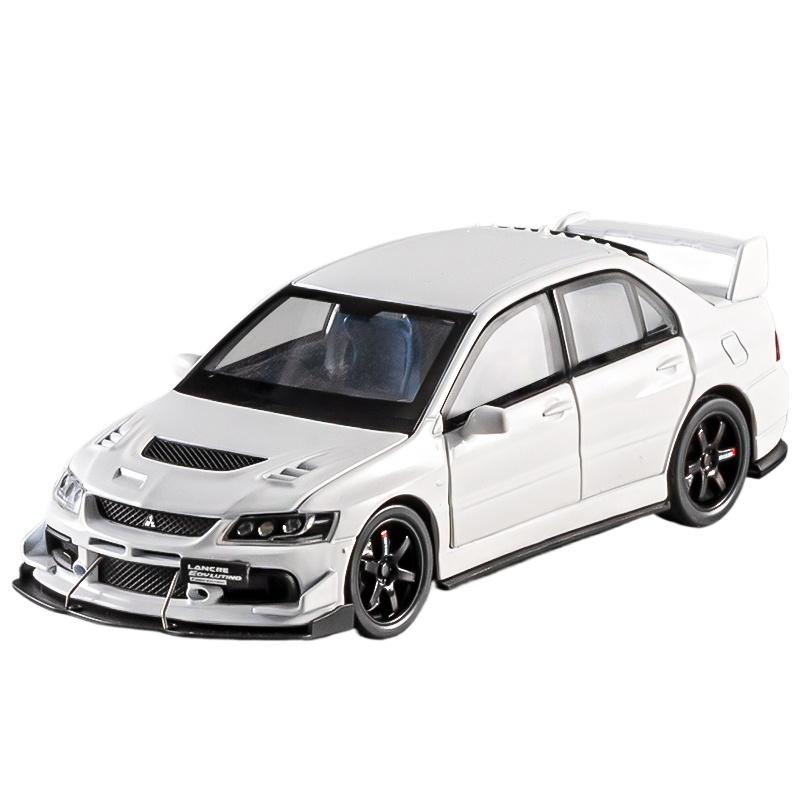 1/32 масштаб Mitsubishi Lancer Evolution EVO IX 9 сплав модель спортивного автомобиля литой металл гоночный автомобиль модель автомобиля звук свет детская игрушка подарок