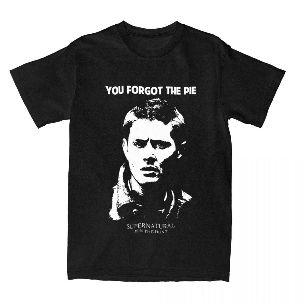 Hip Hop Supernatural Dean Winchester Angel TShirt Unisex Cotton Short Sleeve Round Neck TopsTops