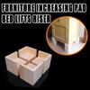 Solid Wood Furniture Increasing Pad Heavy Duty Bed Lifts Riser Sofa Feet Pad Movers
