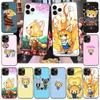 Чехол для Samsung A04 A14 A23 A34 A54 M23 M33 M52 M53 Realme 10 9 C30S C35 C55 VIVO Y02S Y21 Y51 X80 Pro Прозрачный чехол LI22 Aggretsuko