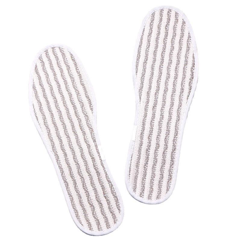 Дезодорирующие стельки Buyun из хлопка и льна: Дышащие, впитывающие пот, мягкие, изготовленные вручную стельки для мужчин и женщин