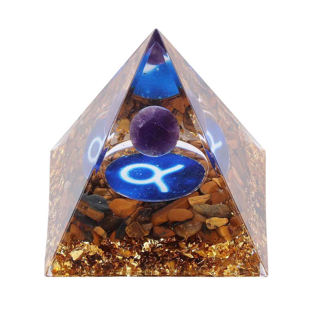 Созвездие Пирамидальный Камень для Позитивной Энергии Снижение Стресс Чакра Смола Исцеление Медитация Сила