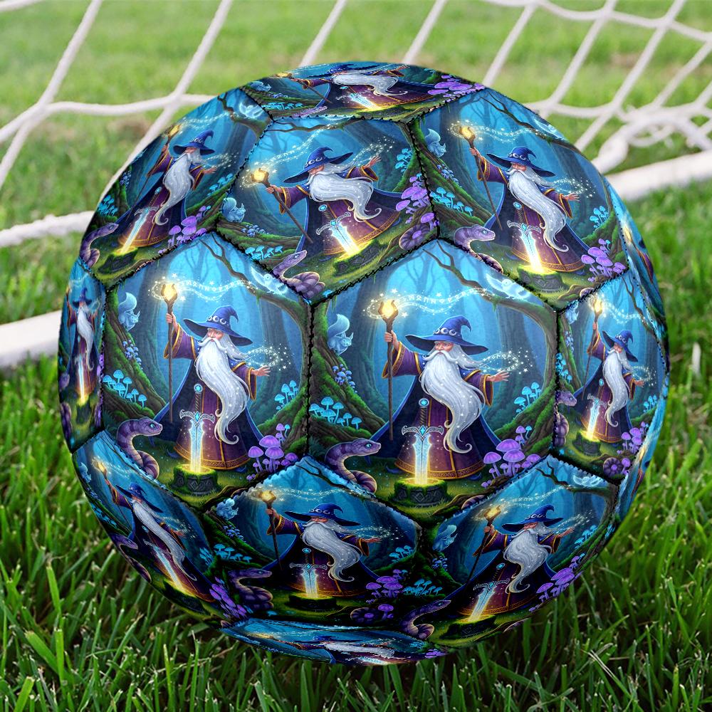 Wizard Theme Size 5 Soccer Ball, Suitable for Both Indoor and Outdoor Matches, a Gift Suitable for Everyone.