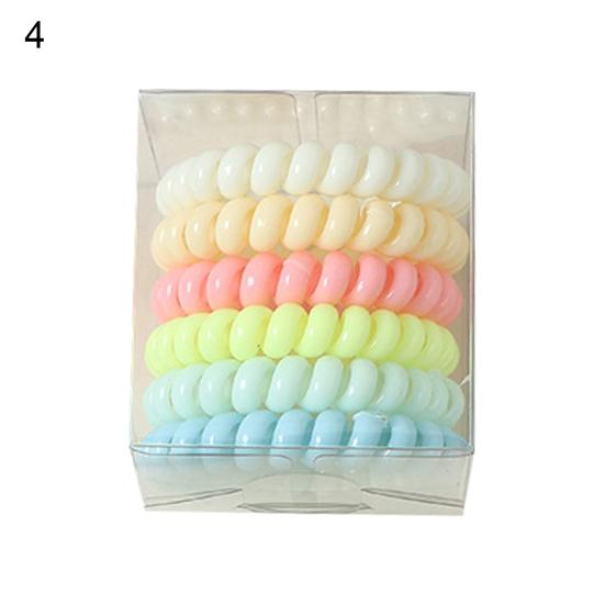 Мягкая гибкая резинка для волос для девочек, полезная весенняя резинка для волос с хвостиком