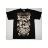 Avenged Sevenfold Official Merchandise: Men's Skull and Bat Wings T-Shirt with Hail to the King Album Art. Black, Loose-fitting, Casual Short-sleeved