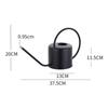 u Retro 1.3L Plant Sprinkler Kettle Stainless Steel Long Spout Watering Pot Leakproof Large Capacity Watering Can Garden Tool