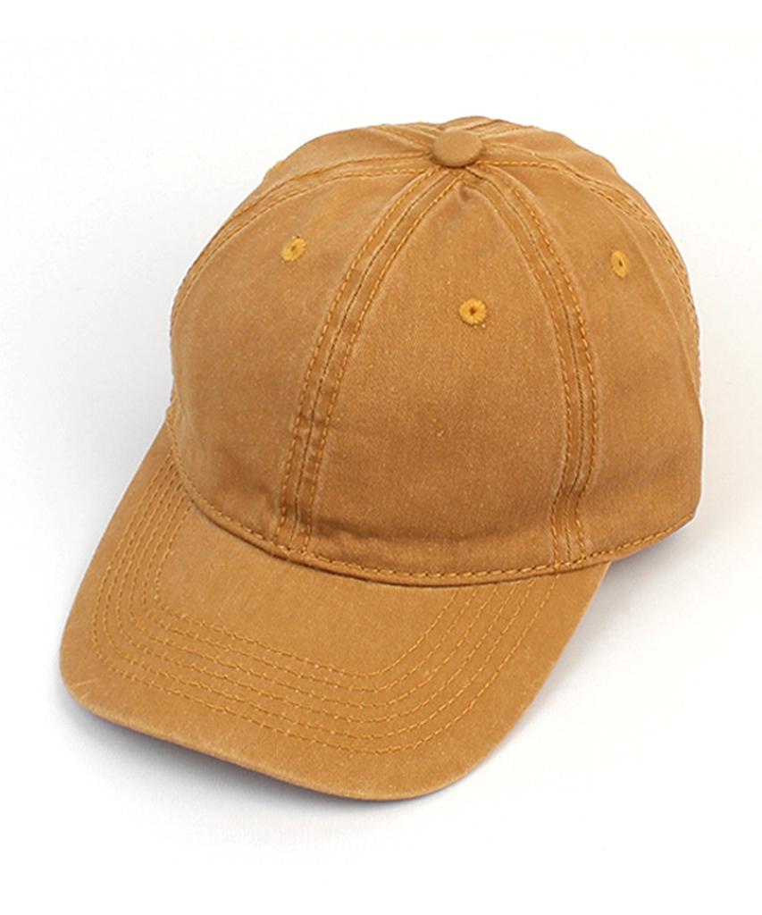Yunibeosyeolkemiseuteuli Muji Пигментная стирка Горчичная бейсболка