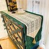 Новый американский ретро-стиль дорожка для стола дома хлопчатобумажная тканая ажурная крышка для телевизора полотенце домашний декор для гостиной дорожка для стола с кисточками