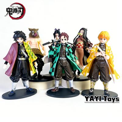 Горячая Аниме Фигурка Клинок Рассекающий Демонов Kimetsu No Yaiba Кукла Танджиро Незуко Зеницу Фигурка Иносуке Воин Модель Действия Игрушки Подвижная Сочлененная Масштаб