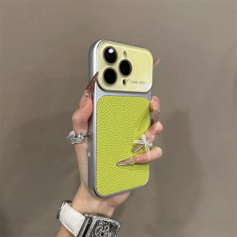Роскошный матовый чехол для телефона из кожи с тиснением под личи для iPhone 11 12 13 14 15 16 17 Pro Max Plus Air Bumper Задние чехлы Обложка