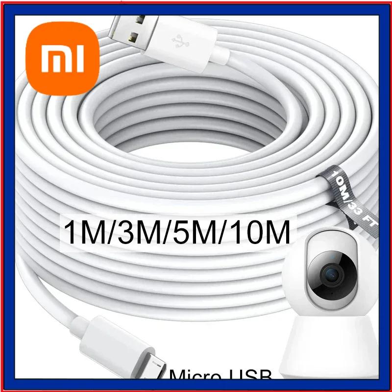 Xiaomi 1/10 м Сверхдлинный кабель Micro USB для быстрой зарядки и передачи данных для Samsung Xiaomi Android телефона, камеры, монитора, внешнего аккумулятора, шнур для передачи данных