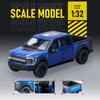 1:32 F150 Hilux Внедорожник Миниатюрная Литая Сплавная Игрушка Модель Открывающиеся Двери Звук Свет Машинки с Инерционным Механизмом Домашние Украшения Для Ребенка