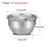 1 шт. Миска для варки яиц на пару из нержавеющей стали, суповая миска, детская миска, прочная миска для риса