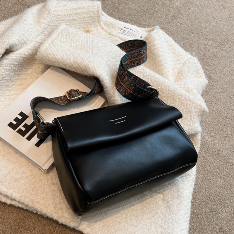 Yogodlns Винтажная сумка, женская новая высококачественная сумка на плечо, простая и универсальная, с широким ремнем, однотонная сумка через плечо, маленькая квадратная сумка