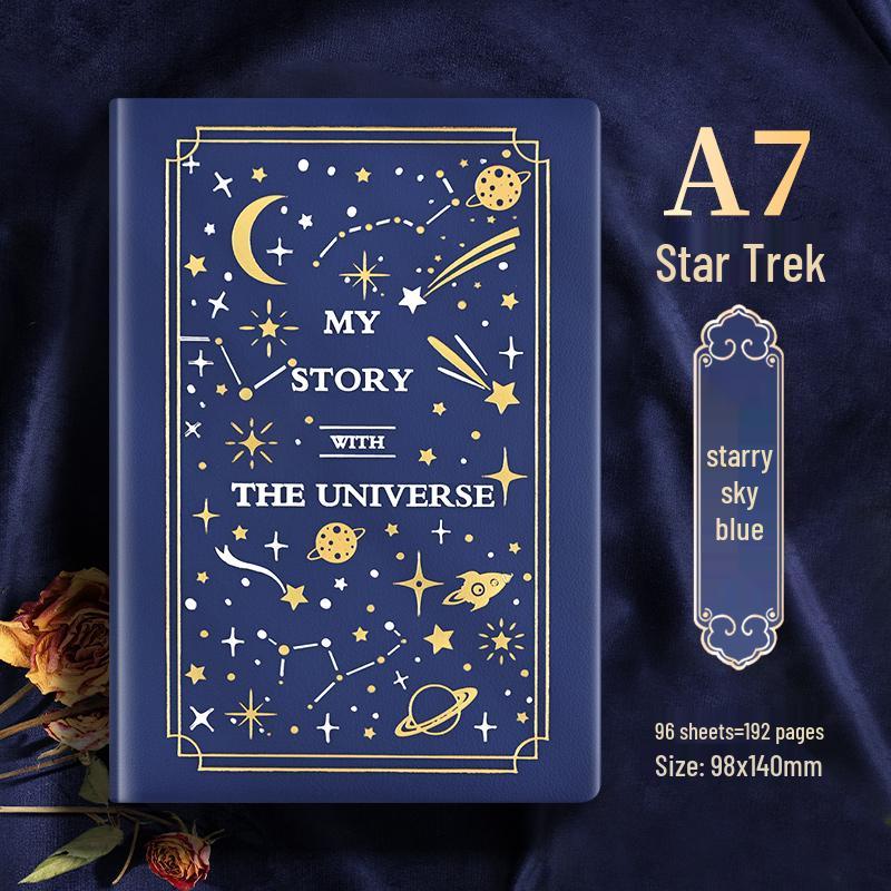 Портативный мини-блокнот формата А7 — утолщенный, изысканный, минималистичный, удобный блокнот карманного размера для студентов колледжа.