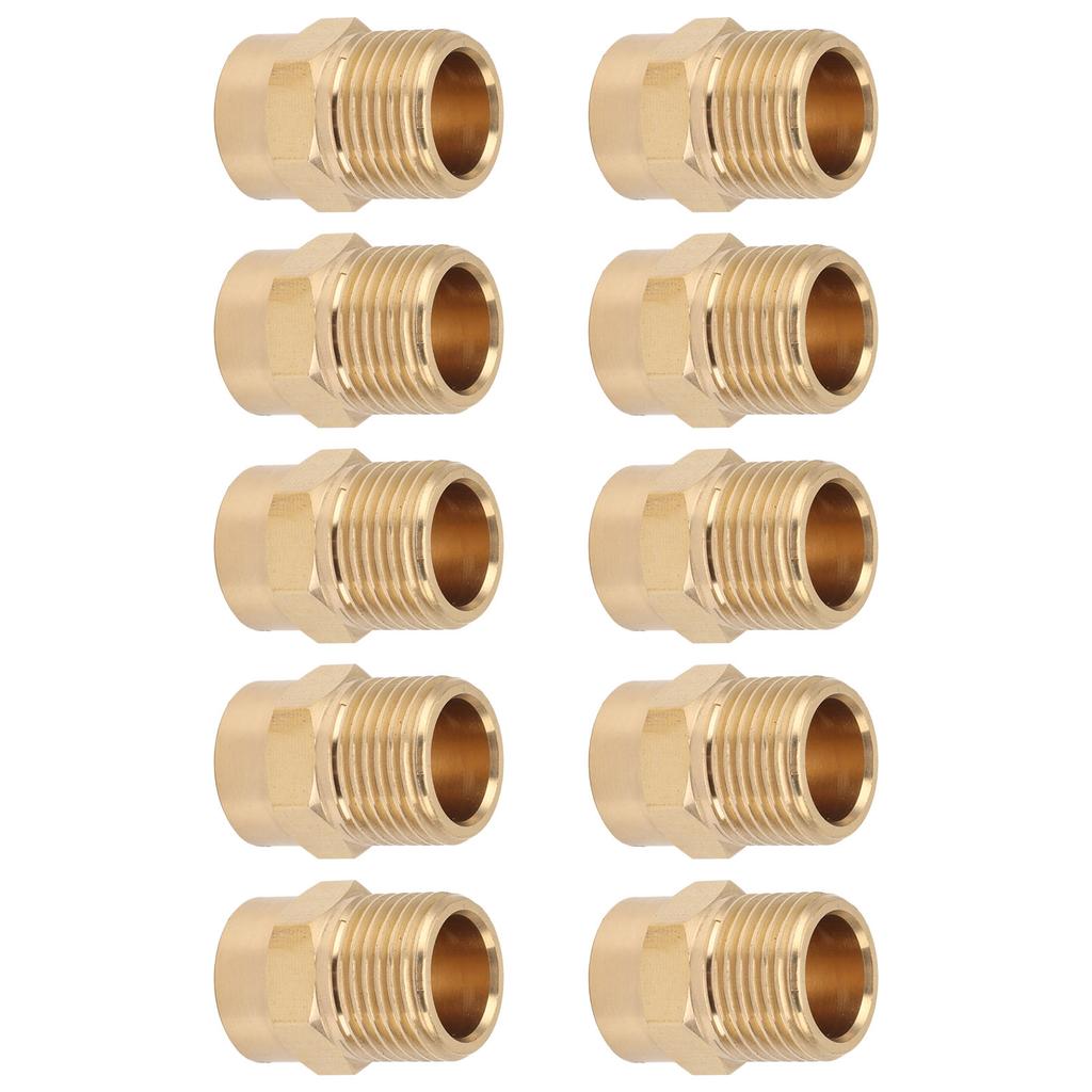 10PCS Directional Slot Nozzle Brass Cooling Misting Rustproof Heat Resistant Water Hose Nozzle for