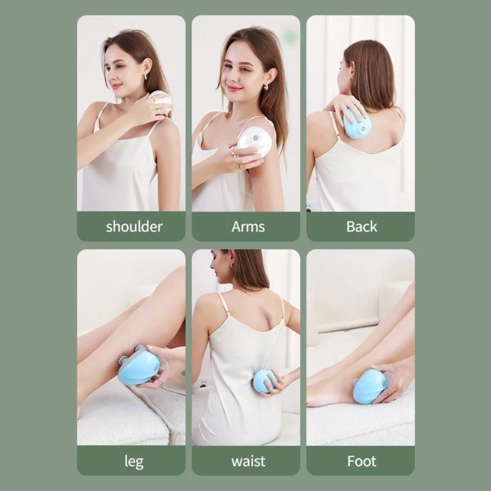 Электрический массажер для головы глубокого воздействия Водонепроницаемый массажный инструмент Разминающий массаж Плечи Шея