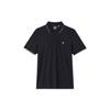 Casual Solid Color Knitted Short Sleeve Polo Shirt Men Polo Shirts Legendary-Blue F11M331103FNV