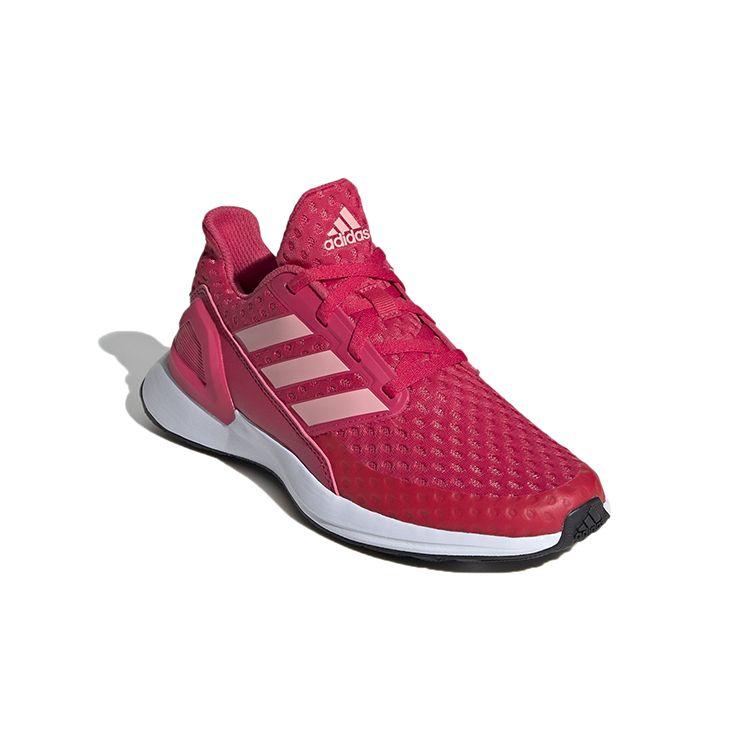 adidas Кроссовки для бега Run J Durable с низким верхом для детей Детские кроссовки для бега Красные FV4102