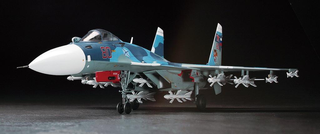 Hasegawa scale Russian Navy Flanker D plastic model kit E35 1/72 Su-33