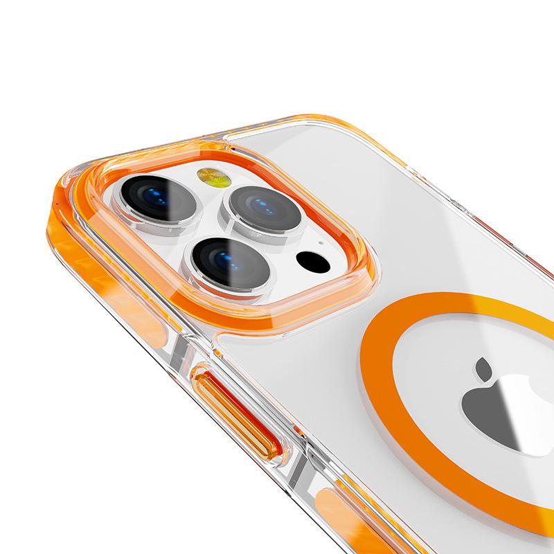 Прозрачный противоударный магнитный чехол для телефона Apple 16 Plus iPhone 17 Pro Max