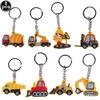 Excavator Vehicle Gold Black Digital Balloon Set For Boys Dump Truck Engineering Kids Construction Theme Birthday Party Supplies