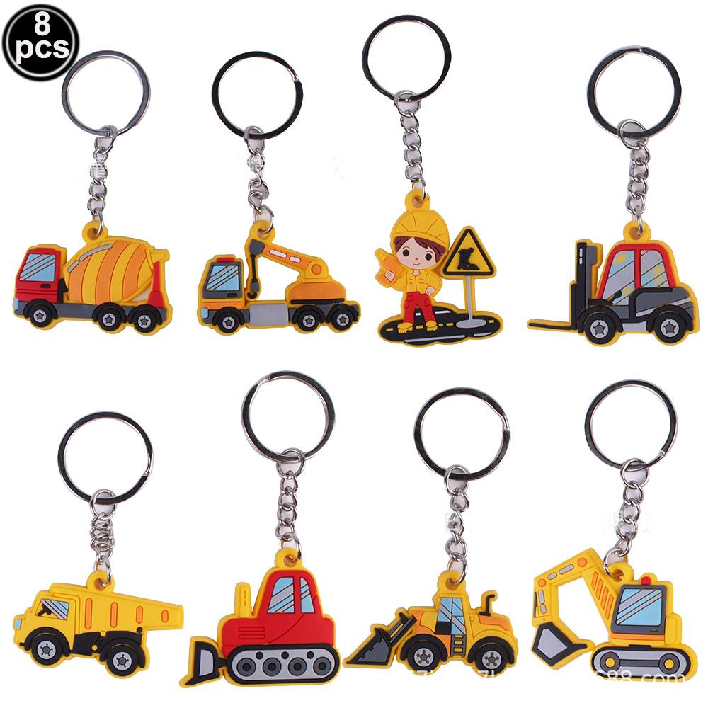 Excavator Vehicle Gold Black Digital Balloon Set For Boys Dump Truck Engineering Kids Construction Theme Birthday Party Supplies