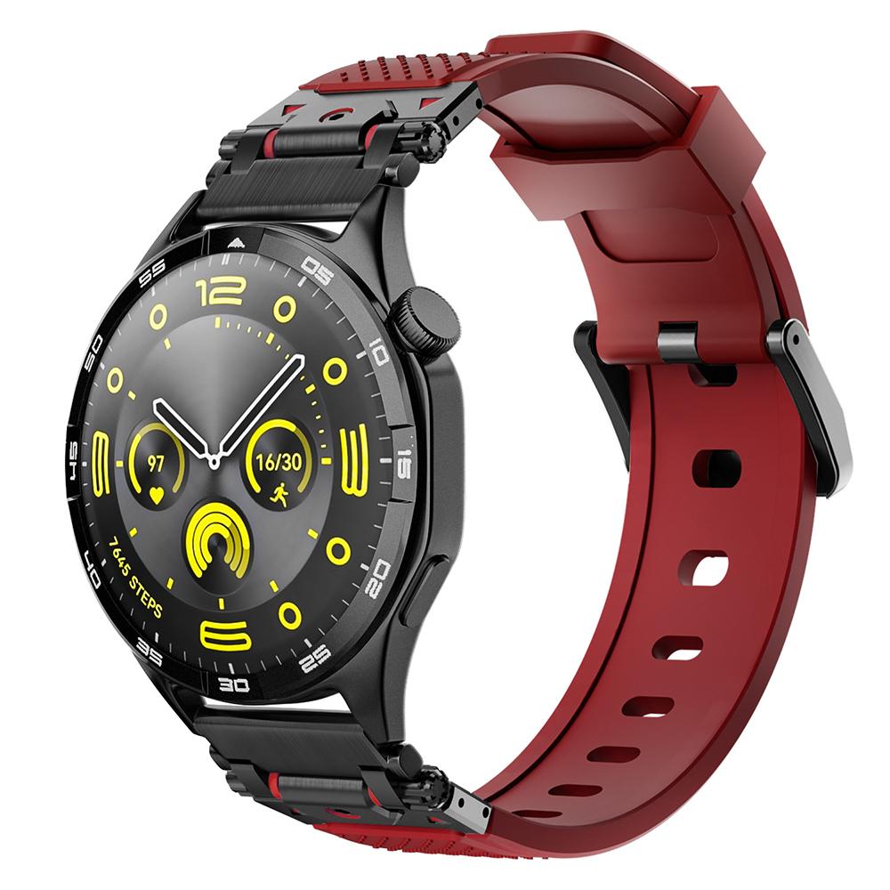 22 мм резиновый петлевой ремешок для huawei GT5 GT4 46 мм amazfit balance GTR 4 sports 20 мм мужской ремешок для samsung galaxy 7/6/5/4 44 мм 40 мм
