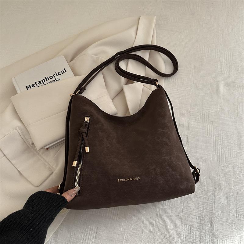 Shoulder backpack women's commuter underarm bag autumn popular big after class backpack tote bag