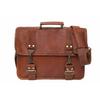 15" Leather Messenger Men Sling Shoulder Bag Laptop Canvas Handbag Briefcase- Christmas Gift