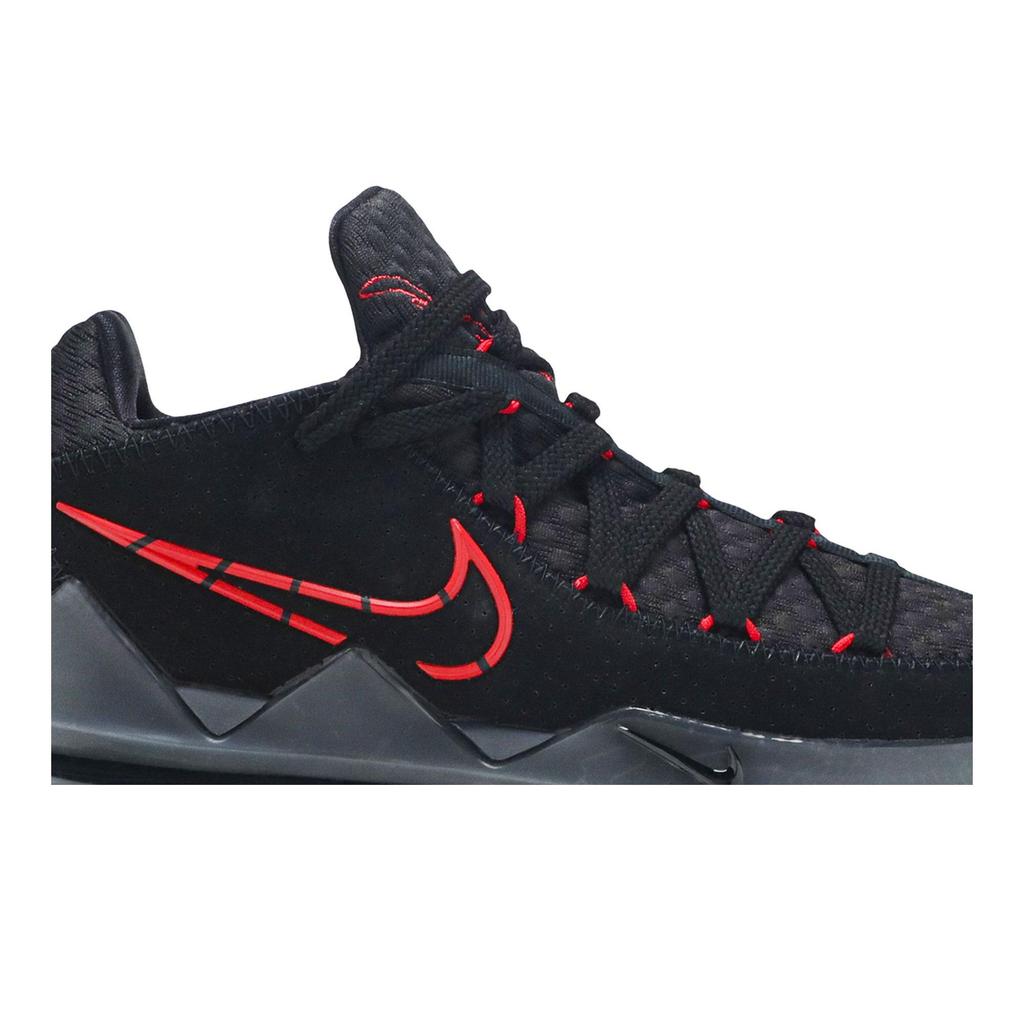 Nike LeBron 17 Low 'Bred' (Unisex) Black / University Red / Dark Grey Basketball Shoes CD5007 001
