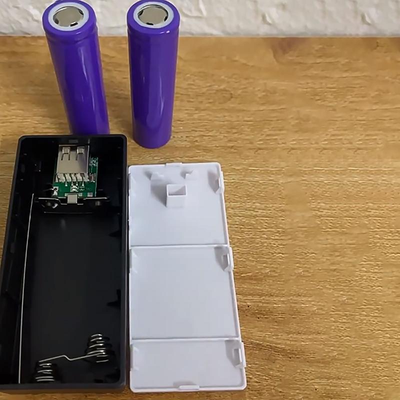 Корпус-зарядное устройство для power bank на аккумуляторах 18650, 5V 1A, портативный USB power bank, кейс для хранения, DIY коробка для телефона, MP3, электронных устройств, зарядка