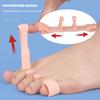 2 шт. Себс Разделитель пальцев рук и ног 2 цвета Гибкий Корректор Hallux Valgus Большого пальца ноги Снятие Hallux Valgus Уход за стопами