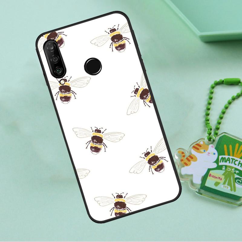 Чехол для Huawei Nova 12s 12i 11i 7i 8i 9 10 SE Y91 Y90 Y60 Y70 Y72 Y61 P60 Pro P30 P40 Lite с рисунком пчелы и шмеля
