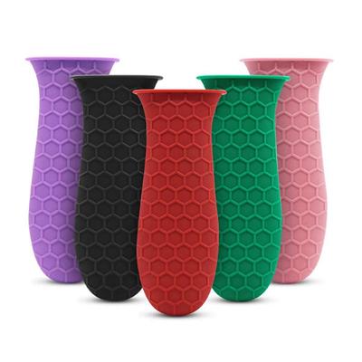 Нескользящий силиконовый держатель для ручек кастрюль Разборные части для посуды Прихватка Чугунная сковорода Ручка для сковородок Крышка Ручка для кастрюль