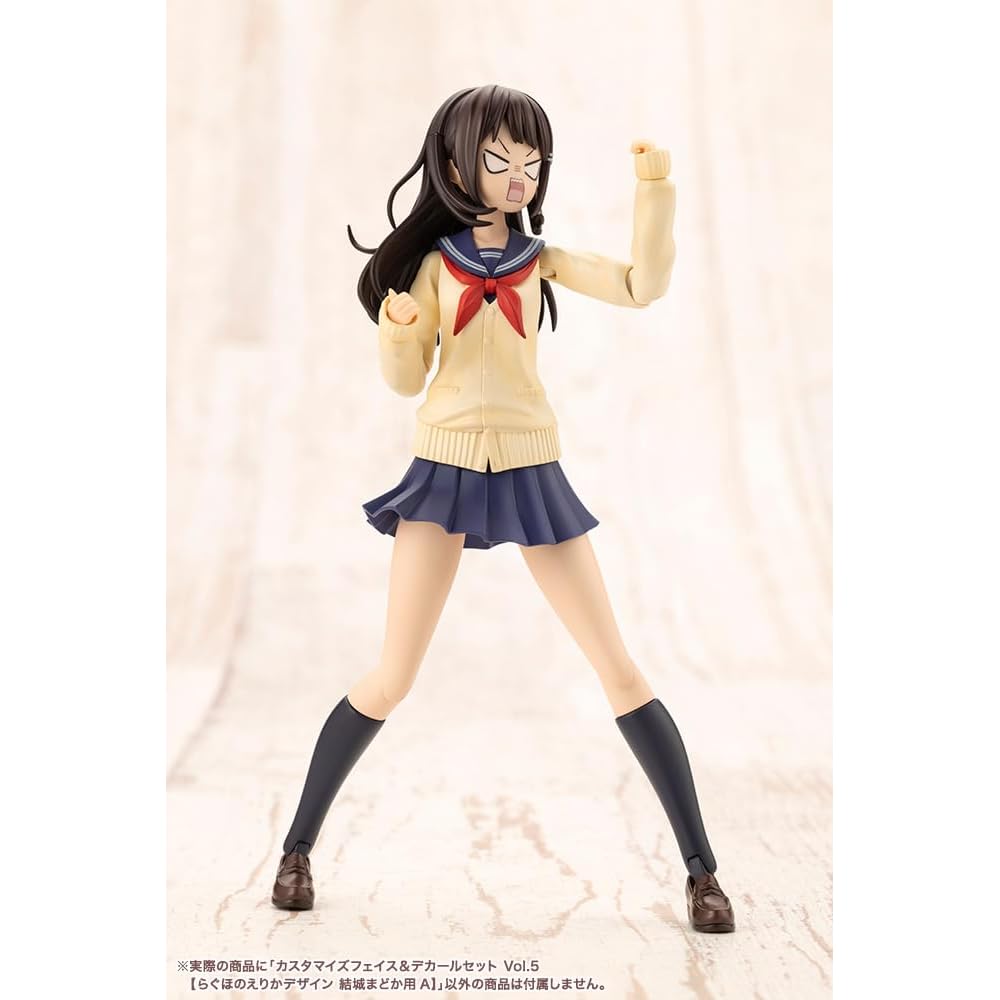 Kotobukiya Набор сменных лиц и декалей Vol.5 для Мадоки Юки, модель в масштабе 1/10, высота 18 мм