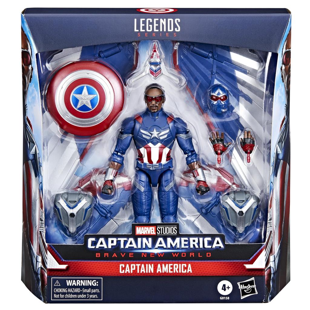 Hasbro MARVEL Marvel Legends Series Капитан Америка Капитан О дивный Новый Мир Коллекционная 6-дюймовая Делюкс Фигурка G0158 Подлинный Продукт
