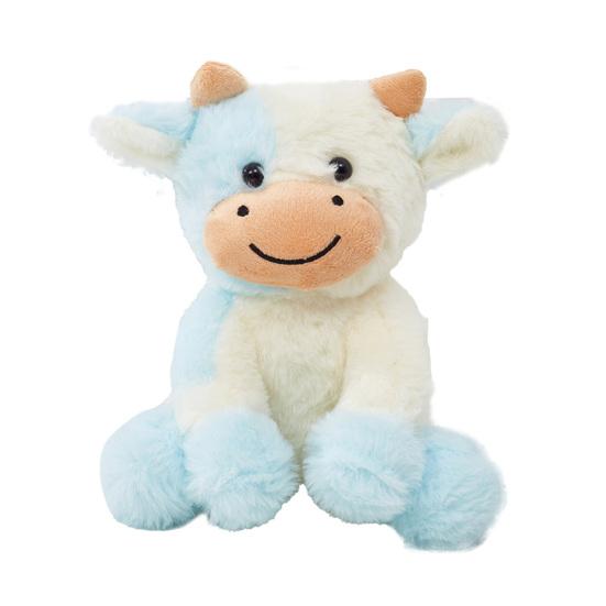 Cow Plush Stuffed Animal Toy 9 Inch Cow Plush Keychain Fluffy Cow Portable Stuffed Toy Perfect Birthday Gift