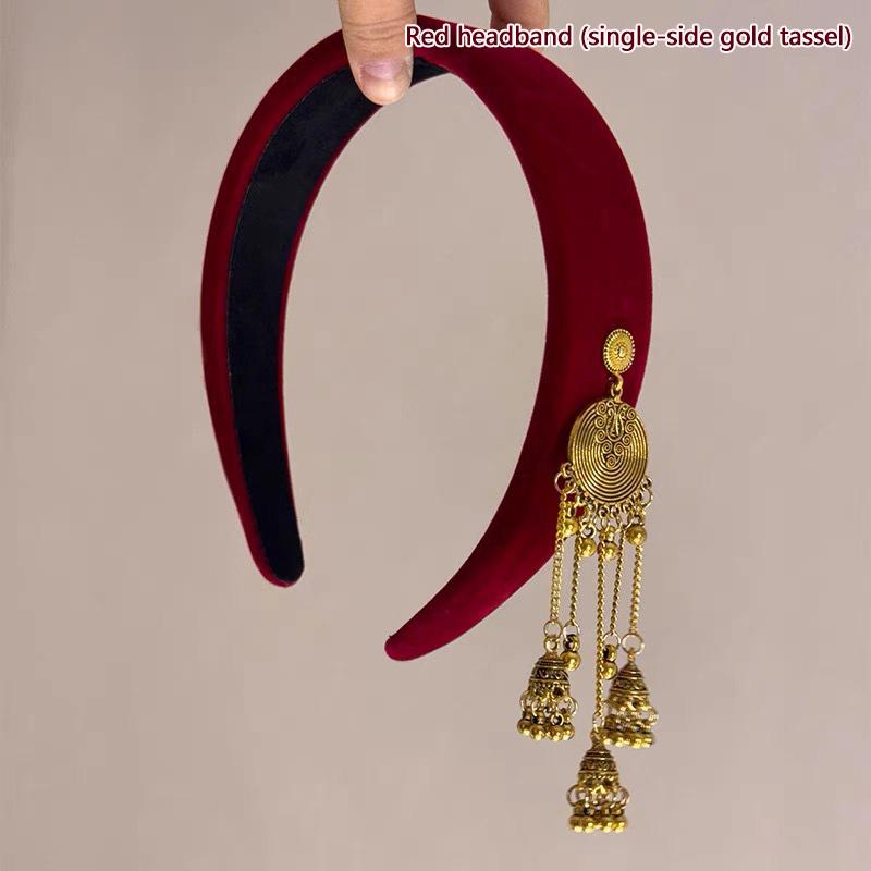 Модные кулон-кисточка для волос, аксессуары для женщин и девочек, милые универсальные обручи для волос, темпераментные этнические резинки для волос, подарки