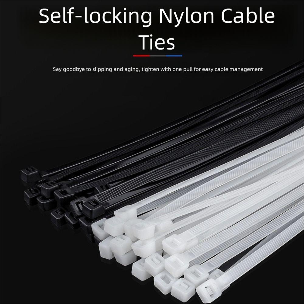 Self-Locking Nylon Cable Tie Buckle Nylon Buckle Plastic Cable Ties Tool