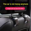Car-Mounted Seat Back Hooks with Multifunctional Rear-Seat Decor